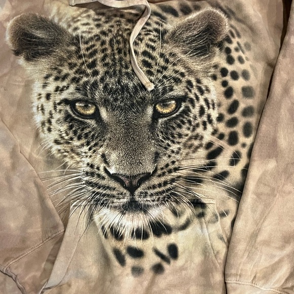 The Mountain 2011 Cheetah Full Face Pullover Hoodie Adult | Med |Collin Bogle - Picture 2 of 8